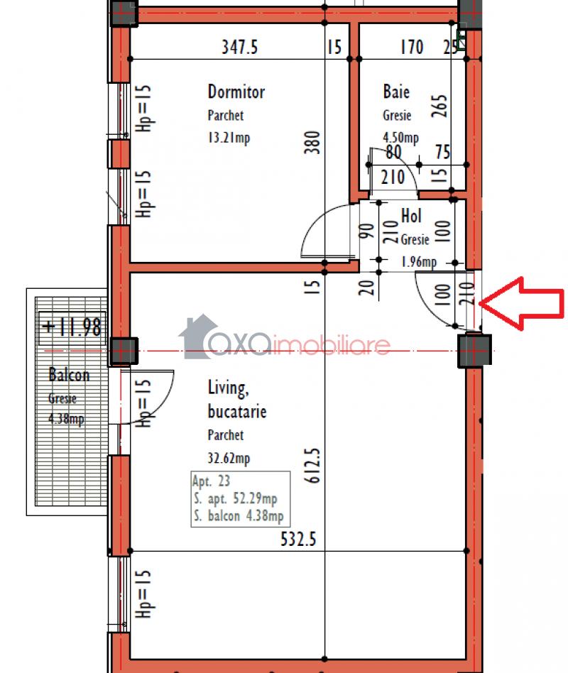 Apartment 2 rooms for sell in Cluj-napoca, ward Marasti