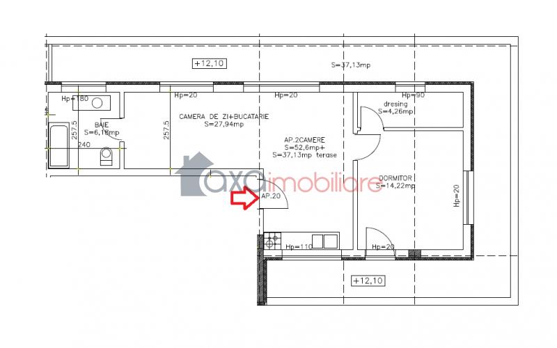 Apartament 2 camere de vanzare in Cluj-Napoca, cartier Calea Turzii