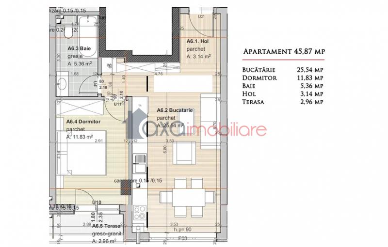 Apartment 2 rooms for sell in Cluj-napoca, ward Marasti